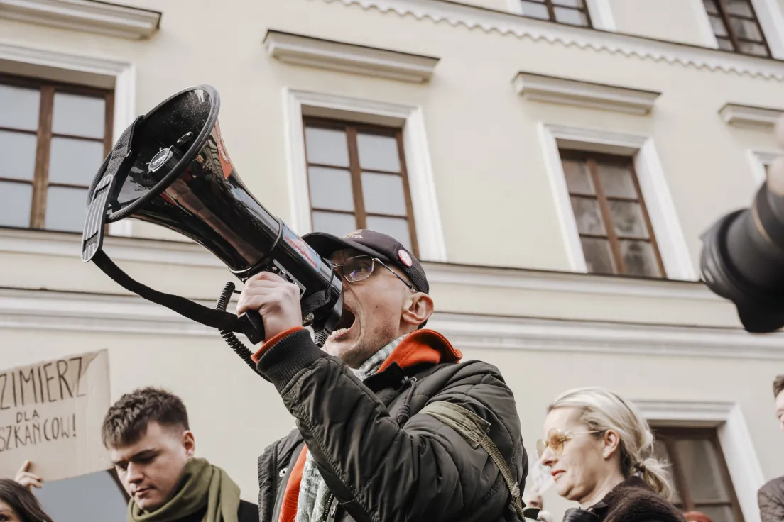 Protest przecwiko budowie Hotelu w miejscu trzech kamienic na ul. Bożego Ciała i Józefa, oraz wywłaszczeniom i eksmisjom.
