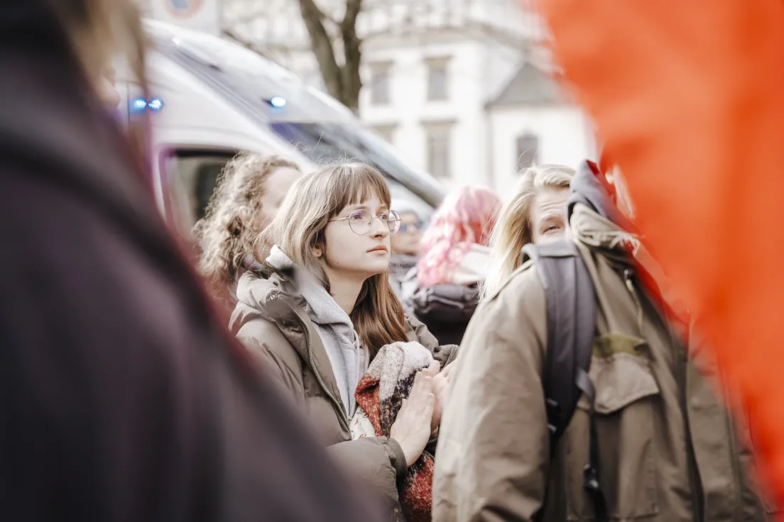Protest przecwiko budowie Hotelu w miejscu trzech kamienic na ul. Bożego Ciała i Józefa, oraz wywłaszczeniom i eksmisjom.