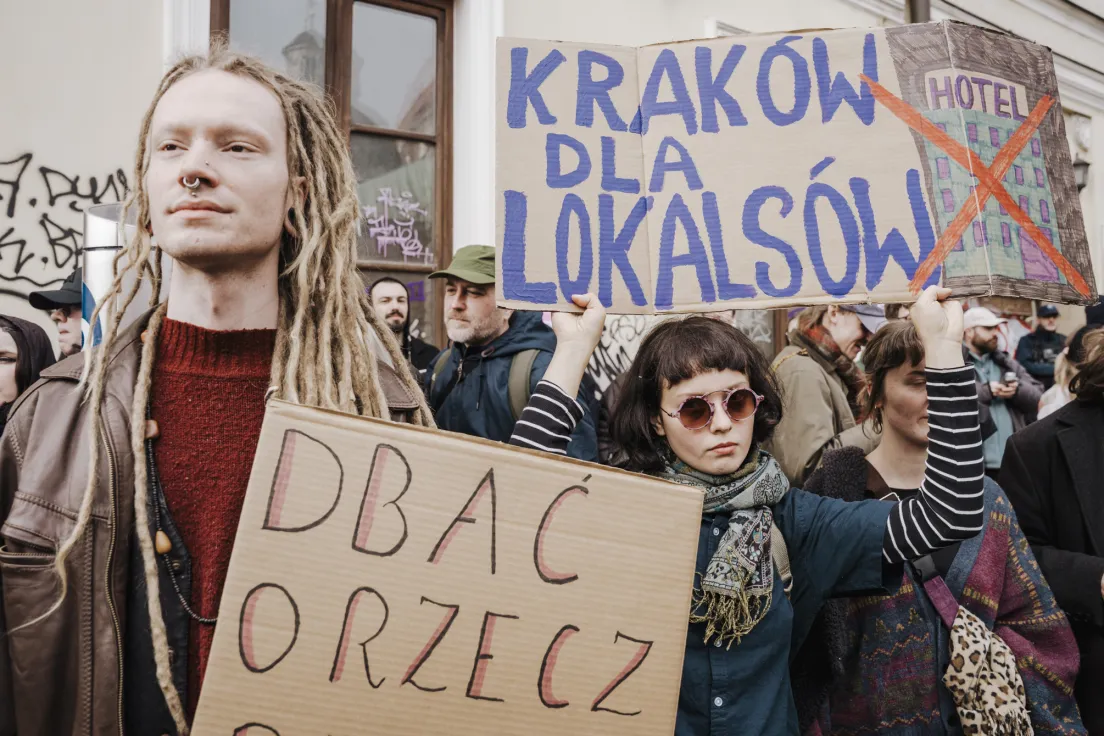 Protest na Kazimierzu