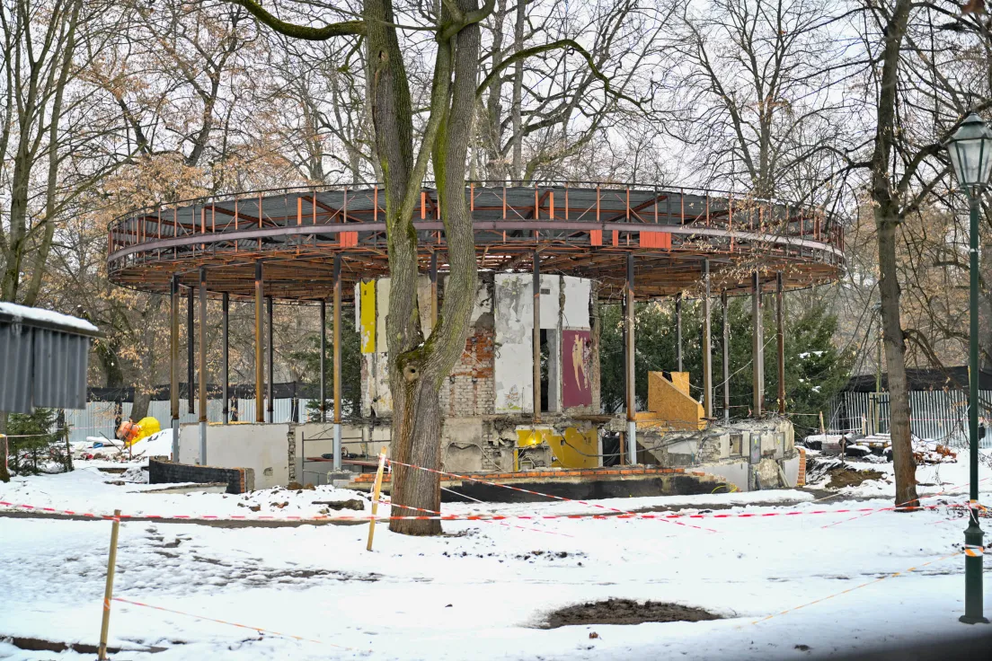 Remont Jordanówki w Parku Jordana