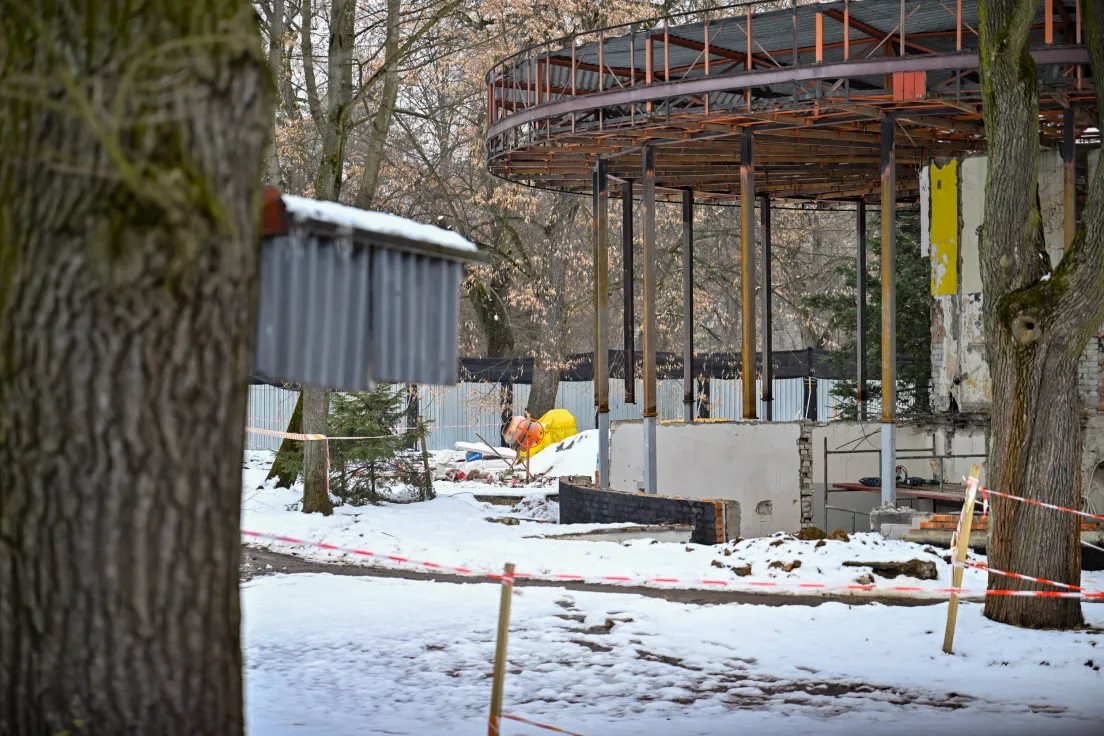 Remont Jordanówki w parku Jordana