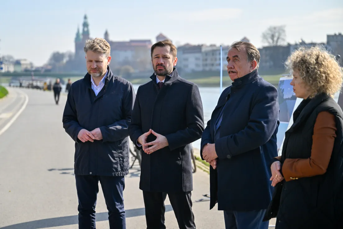 Przedstawienie planów rewitalizacji bulwarów wiślanych