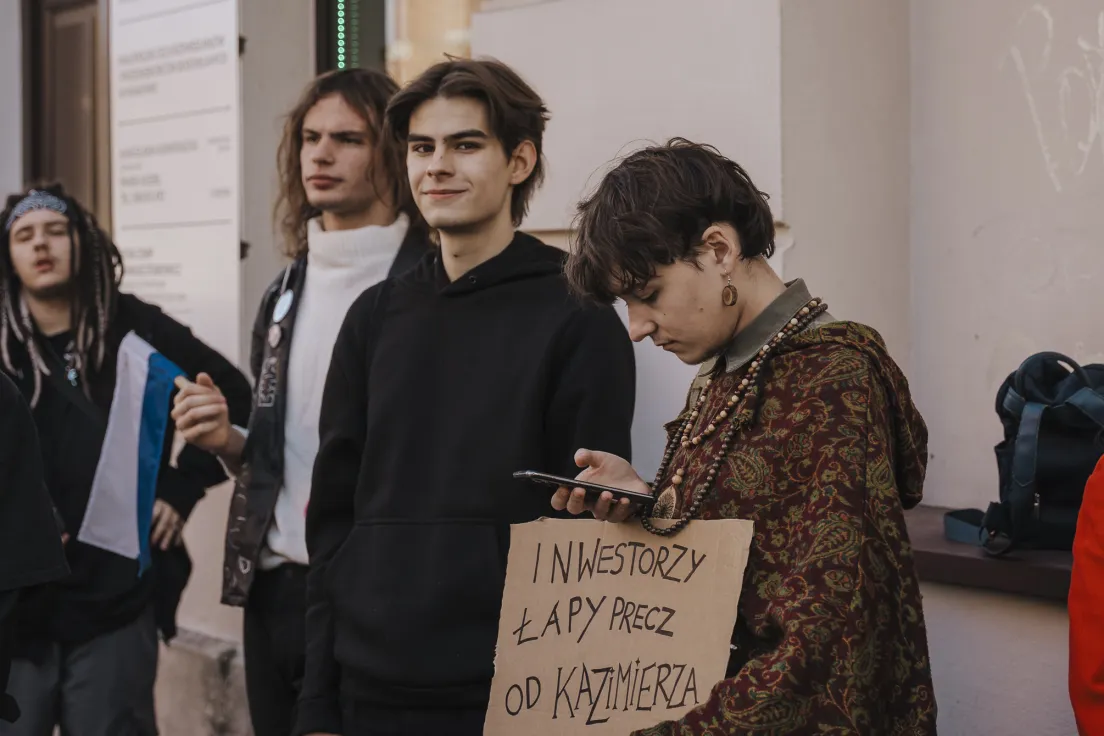 Drugi – tym razem ośmiogodzinny protest przeciwko budowie hotelu przy ul. Bożego Ciała