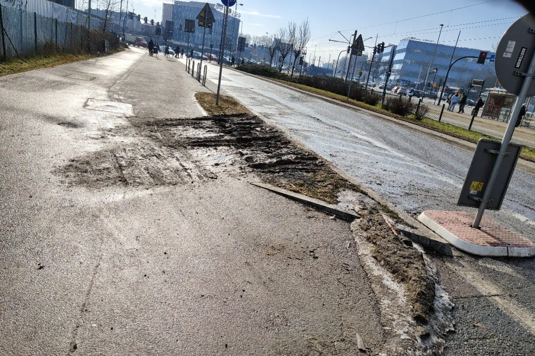 Ul. Kalwaryjska u zbiegu z ul. Podskale