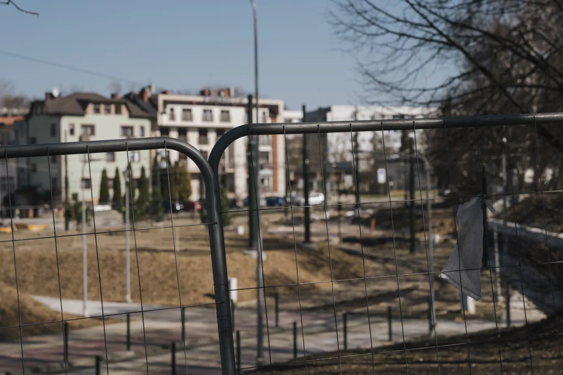 Pętla tramwajowa w Mistrzejowicach - stan obecny