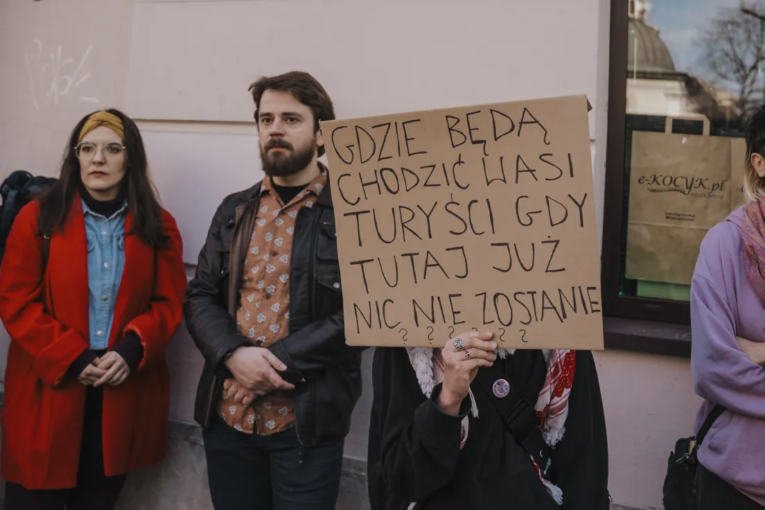 Drugi – tym razem ośmiogodzinny protest przeciwko budowie hotelu przy ul. Bożego Ciała