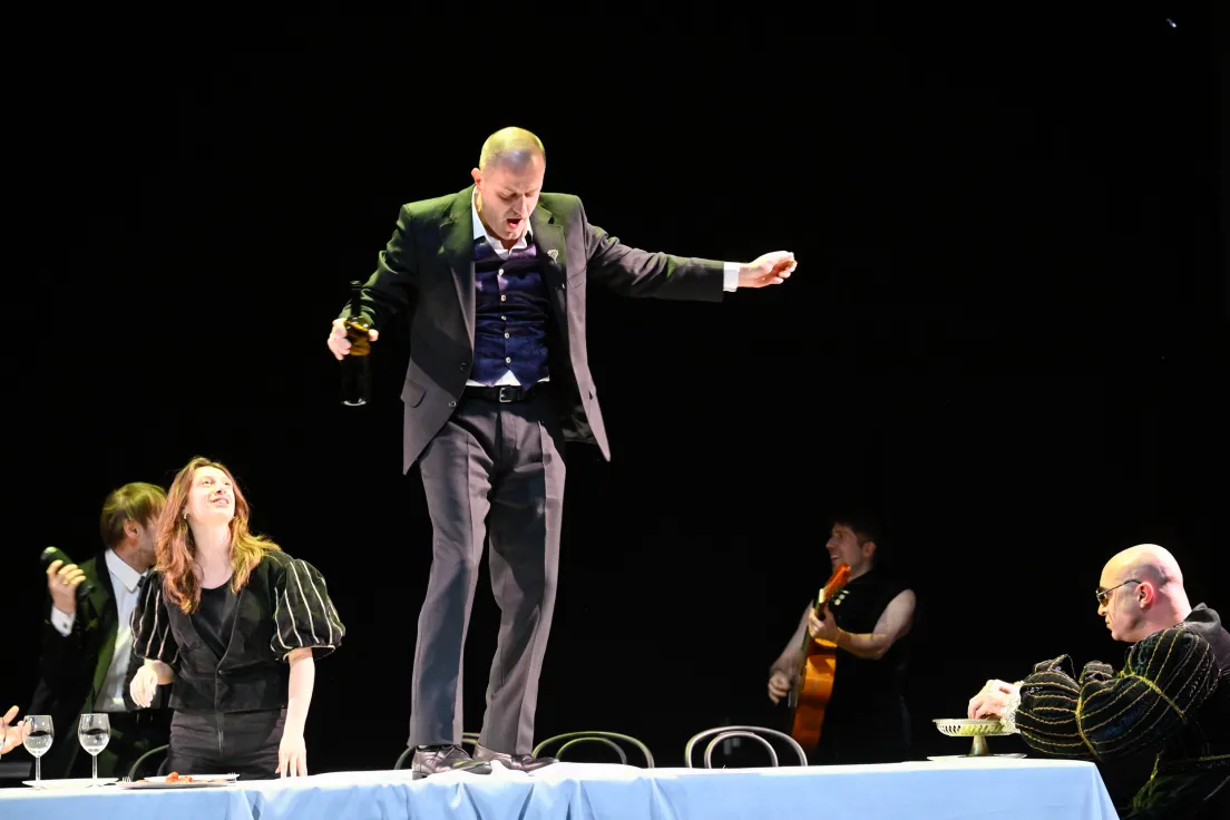 Spektakl „Burza” w teatrze Bagatela