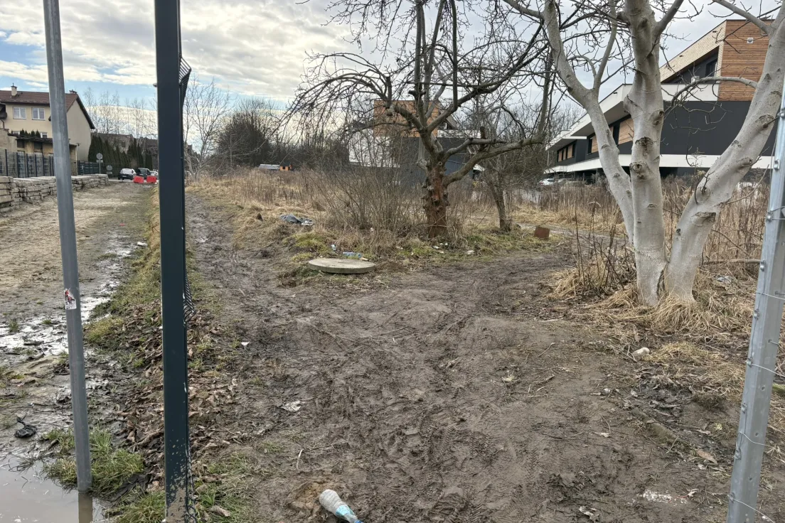 Zamknięty fragment ul. Pękowickiej