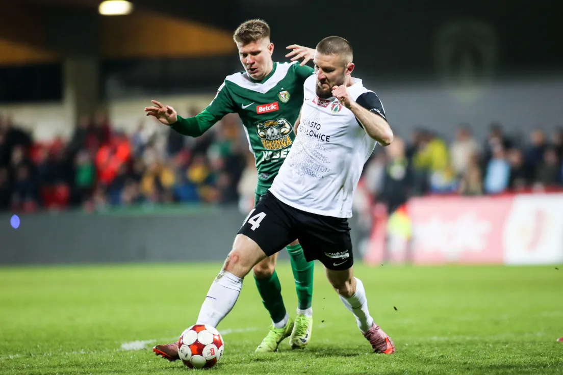 Mecz Puszcza Niepołomice - Śląsk Wrocław