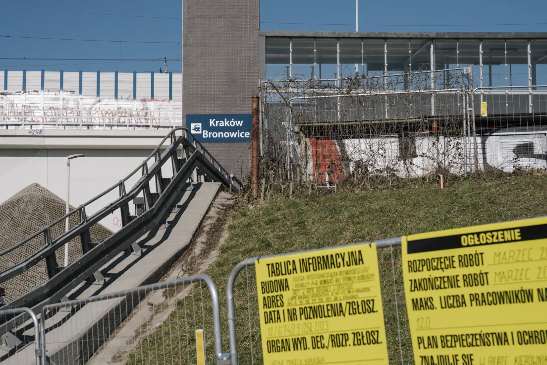 Przygotowania do budowy P&R Bronowice