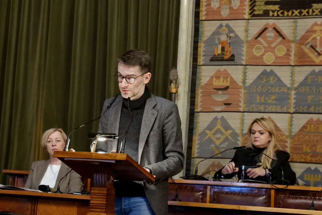 Radny Tomasz Leśniak