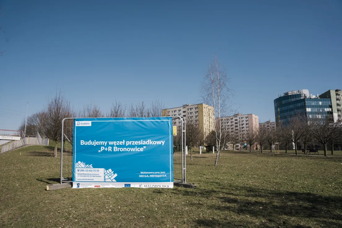 Przygotowania do budowy P&R Bronowice