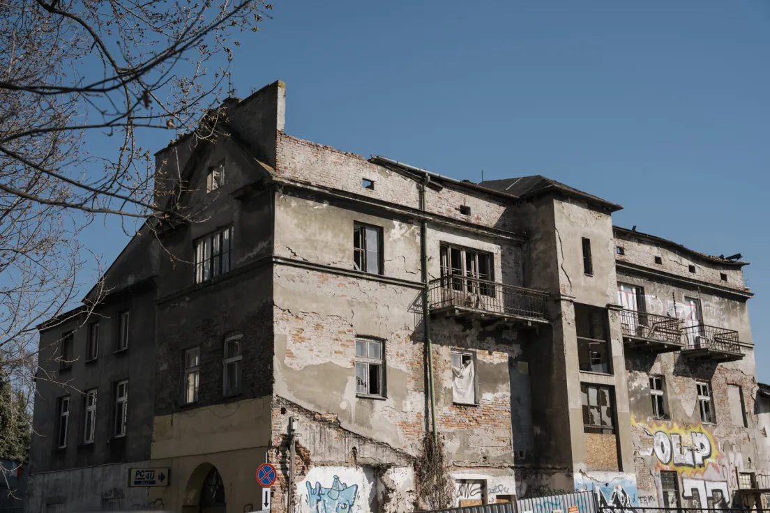 Pustostan przy ul. Grzegórzeckiej
