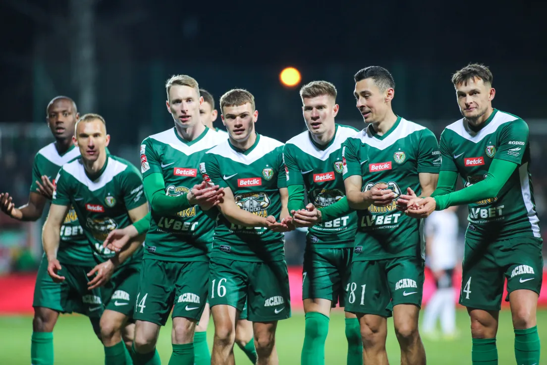 Mecz Puszcza Niepołomice - Śląsk Wrocław