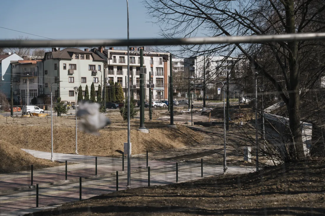 Pętla tramwajowa w Mistrzejowicach - stan obecny