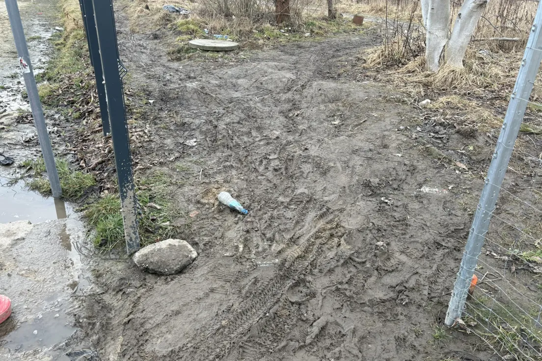 Zamknięty fragment ul. Pękowickiej