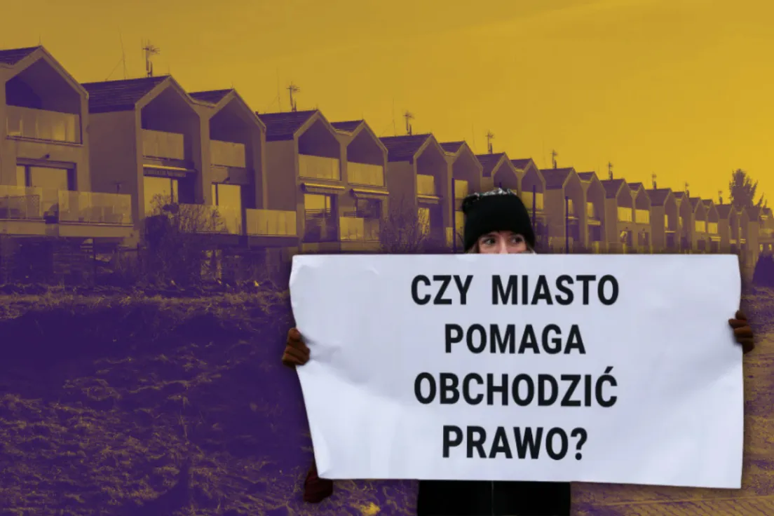 Mieszkańcy Bronowic protestują