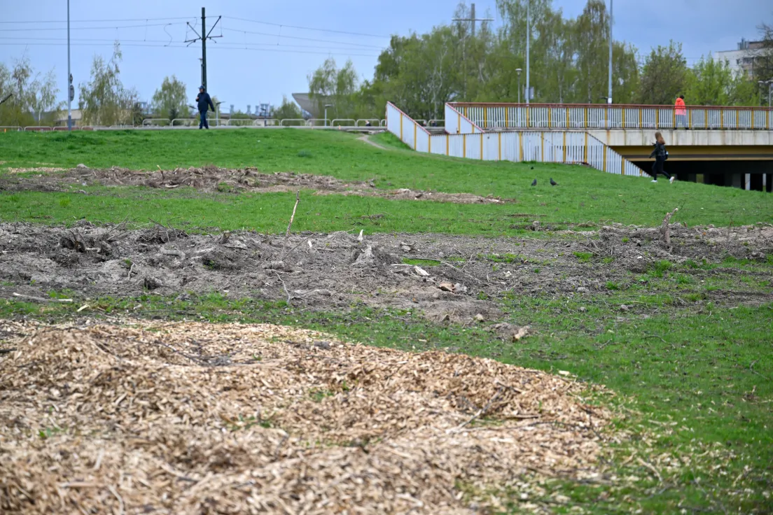 Teren budowy nowego P&R Bronowice