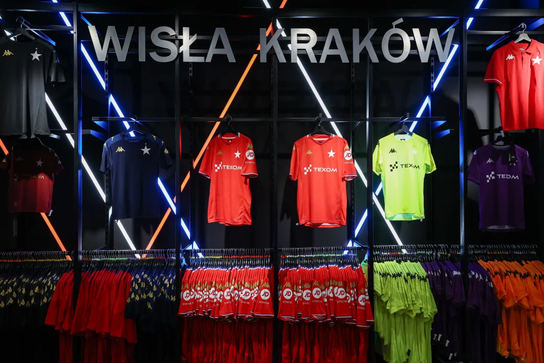 JD Sports nowym sponsorem Wisły Kraków