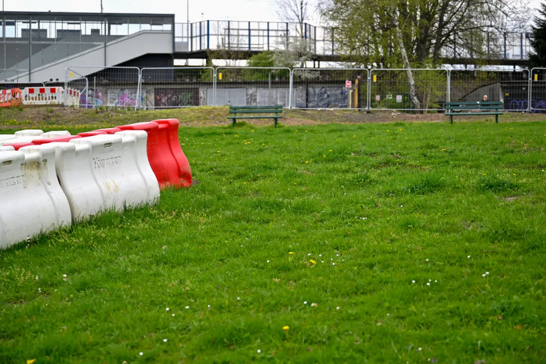 Teren budowy nowego P&R Bronowice