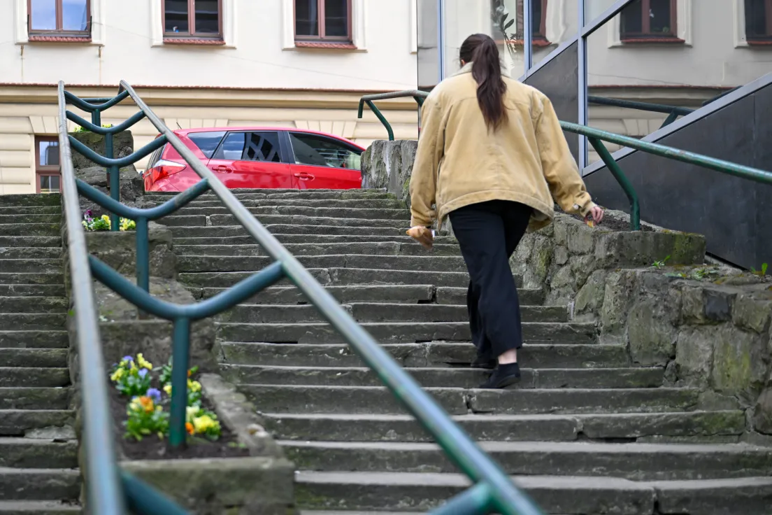 Schody pomiędzy ul. Kalwaryjską a ul. Zamoyskiego