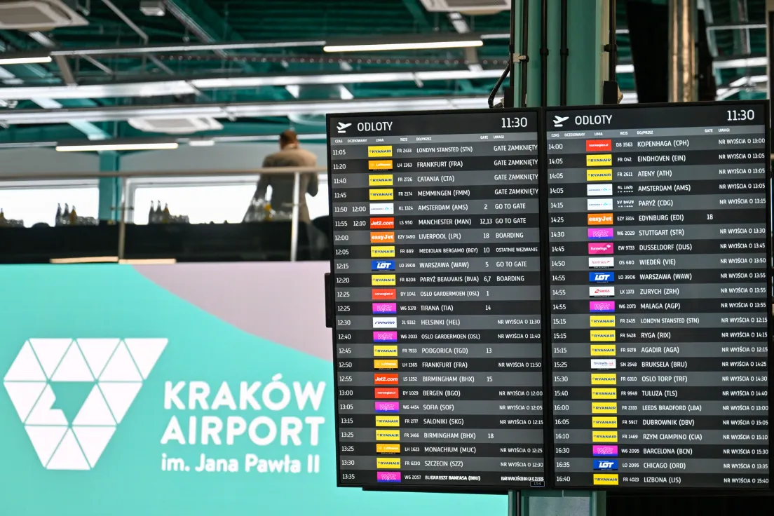 Otwarcie nowego tymczasowego terminalu dla oczekujących w Kraków Airport Balice
