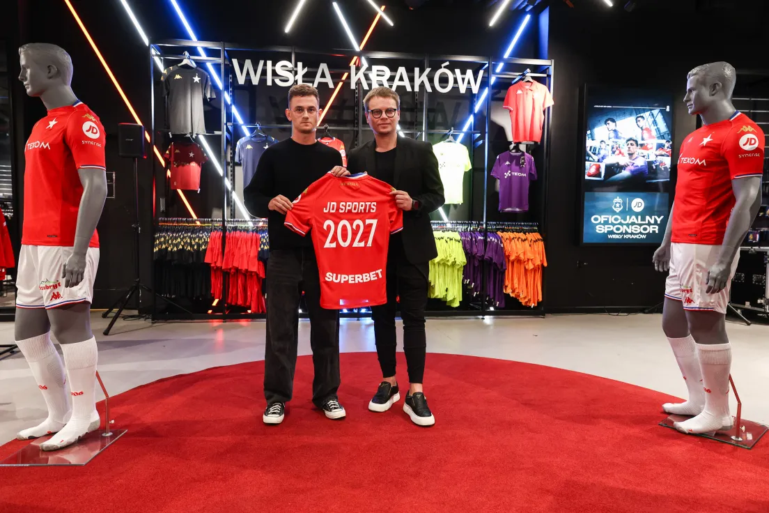 JD Sports nowym sponsorem Wisły Kraków