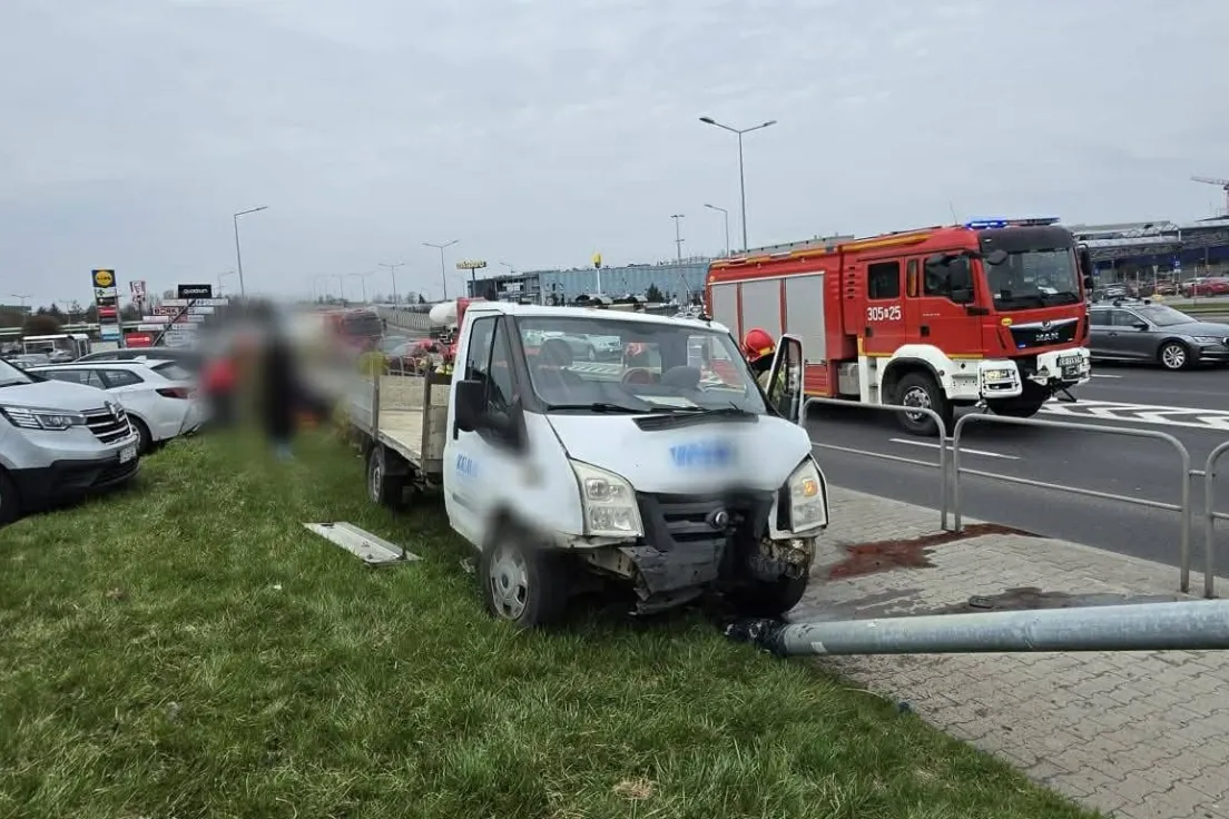 Wypadek, ul. Conrada