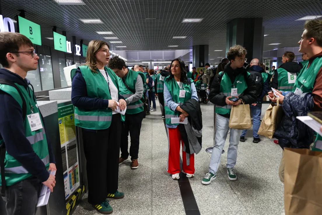 Testy tymczasowej poczekalni przedodlotowej Pre-Boarding Zone w Kraków Airport
