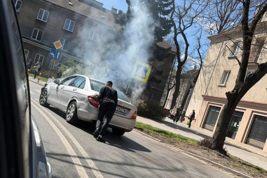 Pościg ulicami Nowej Huty