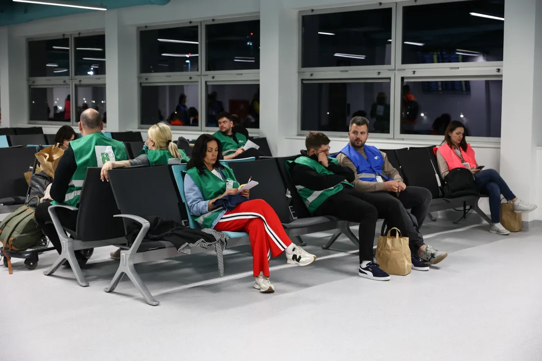 Testy tymczasowej poczekalni przedodlotowej Pre-Boarding Zone w Kraków Airport