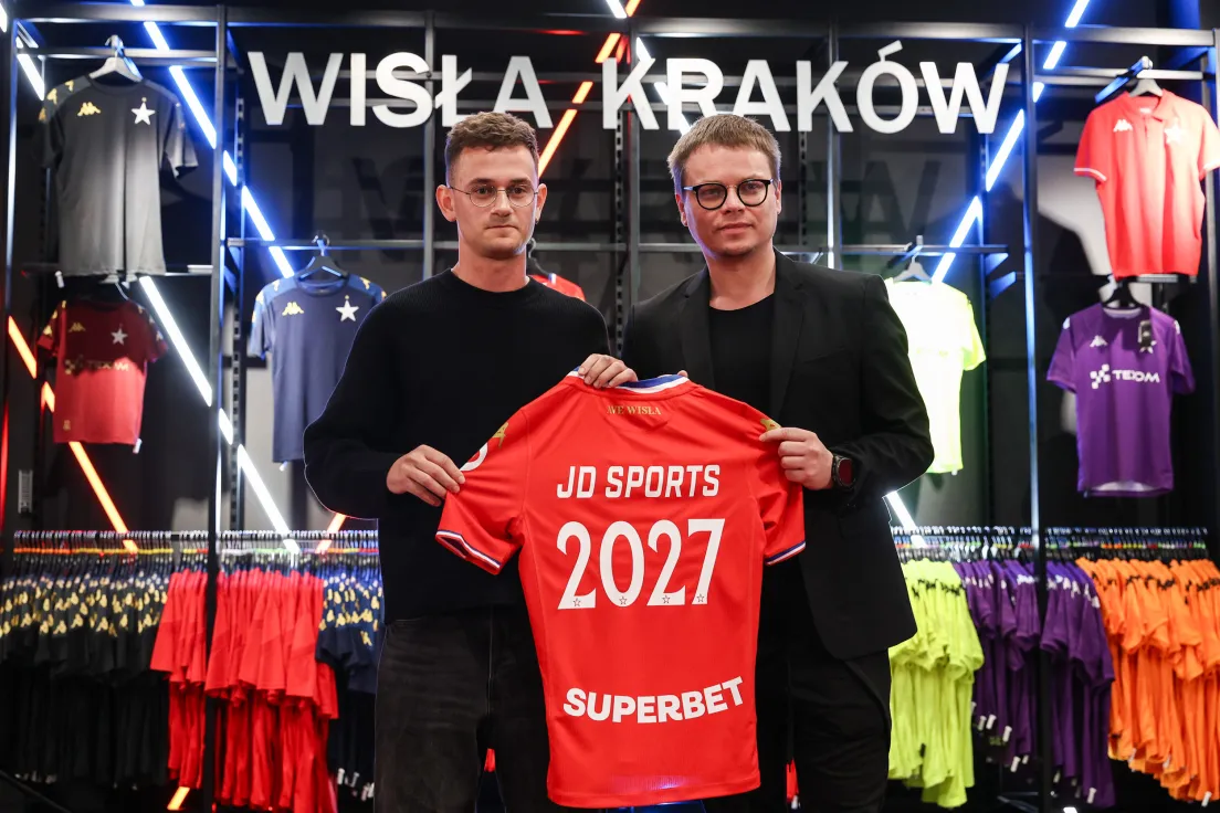 JD Sports nowym sponsorem Wisły Kraków