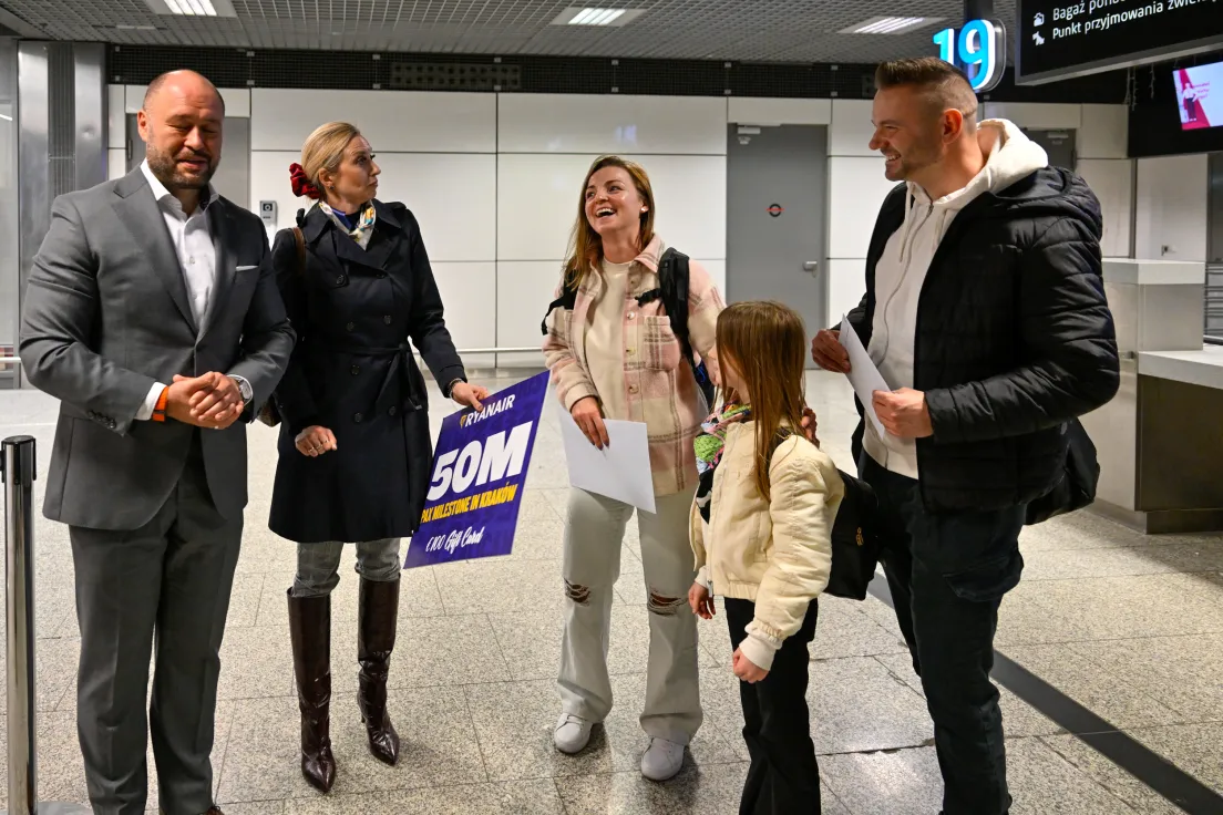 50. Milionowy pasażer Ryanair