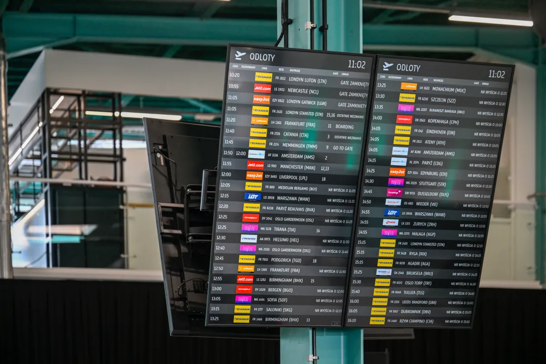 Otwarcie nowego tymczasowego terminalu dla oczekujących w Kraków Airport Balice