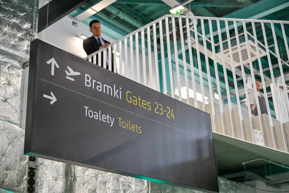 Otwarcie nowego tymczasowego terminalu dla oczekujących w Kraków Airport Balice