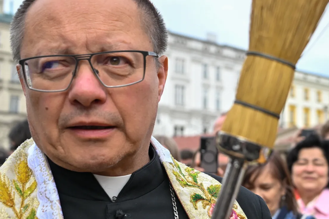 Święcenie pokarmów w Święta Wielkanocne na Rynku Głównym