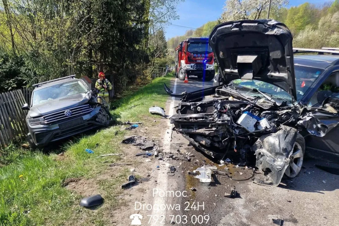 Wypadek w Harbutowicach