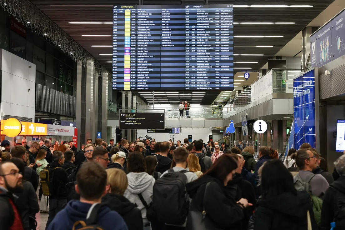Testy tymczasowej poczekalni przedodlotowej Pre-Boarding Zone w Kraków Airport