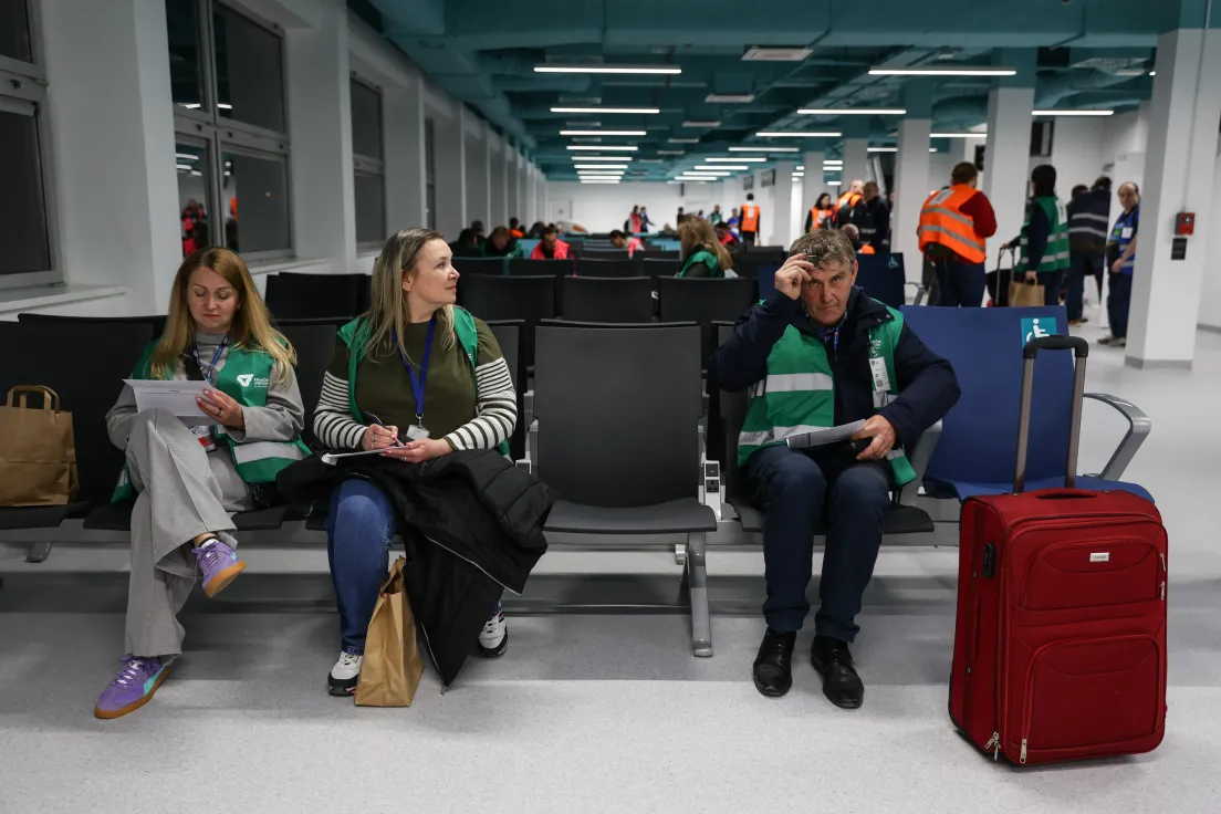 Testy tymczasowej poczekalni przedodlotowej Pre-Boarding Zone w Kraków Airport