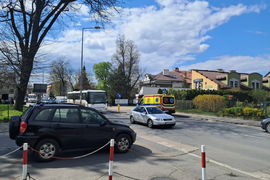 Ulica Panny Anny w godzinach popołudniowego szczytu