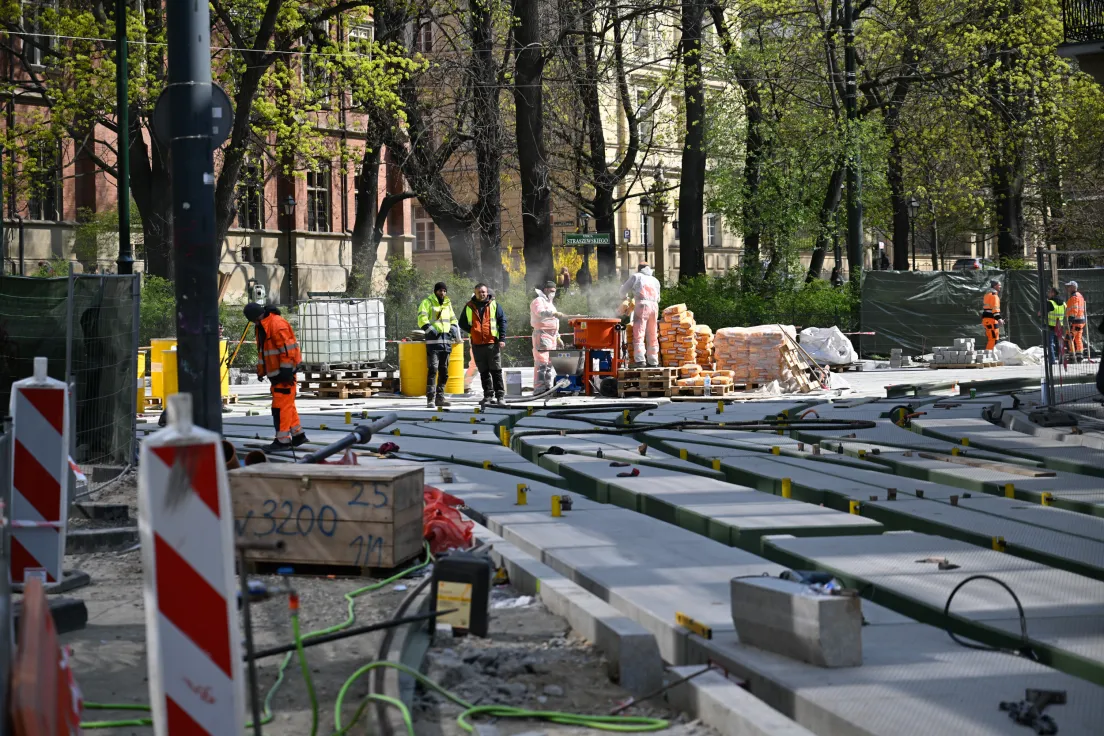 Skrzyżowanie ulic Straszewskiego i Piłsudskiego