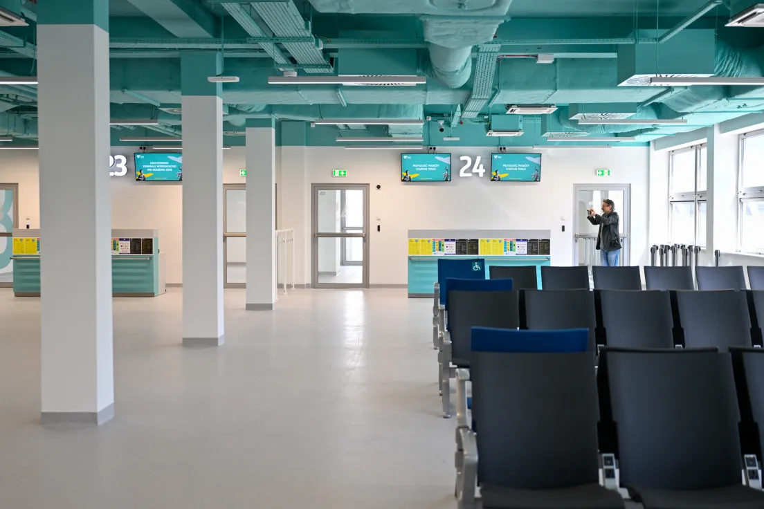 Otwarcie nowego tymczasowego terminalu dla oczekujących w Kraków Airport Balice