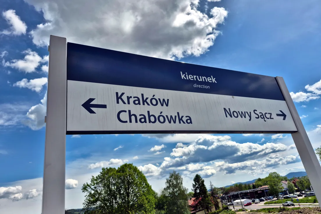 Zmodernizowany przystanek Nowy Sącz Chełmiec