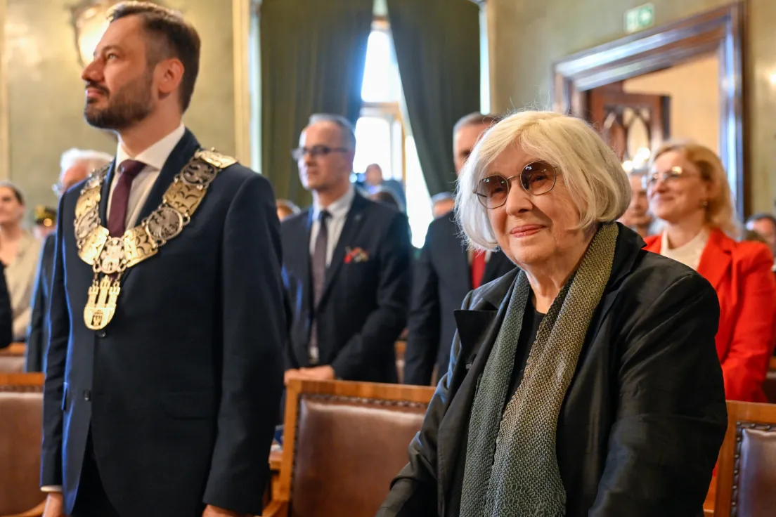 Nadanie honorowego obywatelstwa miasta Krakowa Krystynie Zachwatowicz-Wajdzie