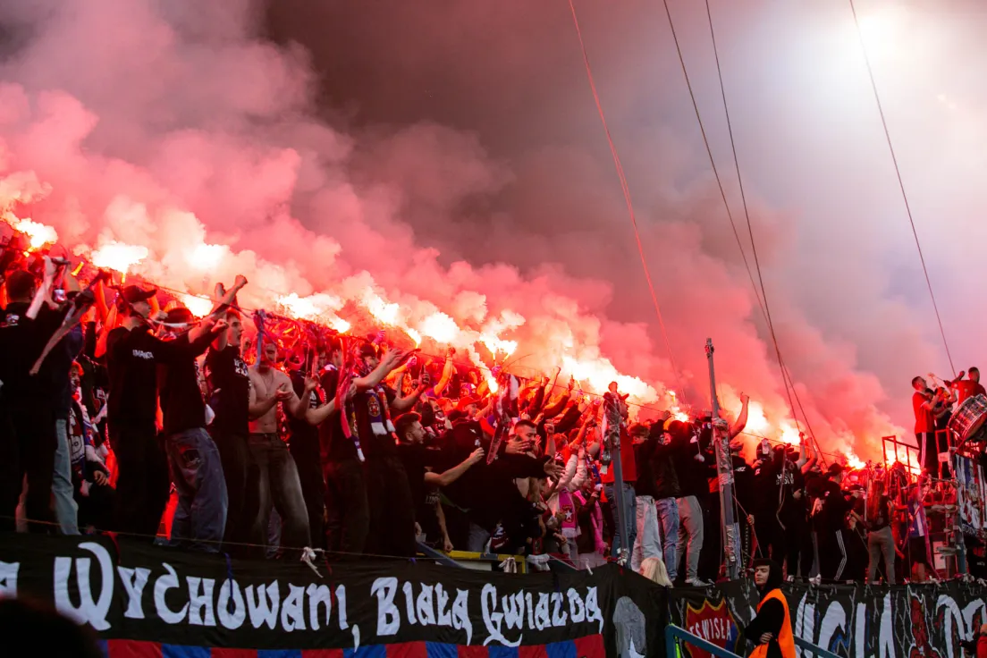 Radość po awansie Wisły do Ekstraklasy