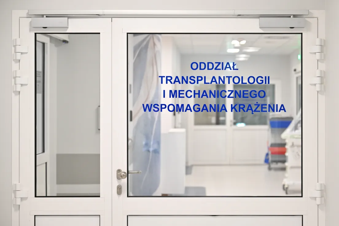 Otwarcie wyremontowanego oddziału transplantologii i mechanicznego wspierania krążenia