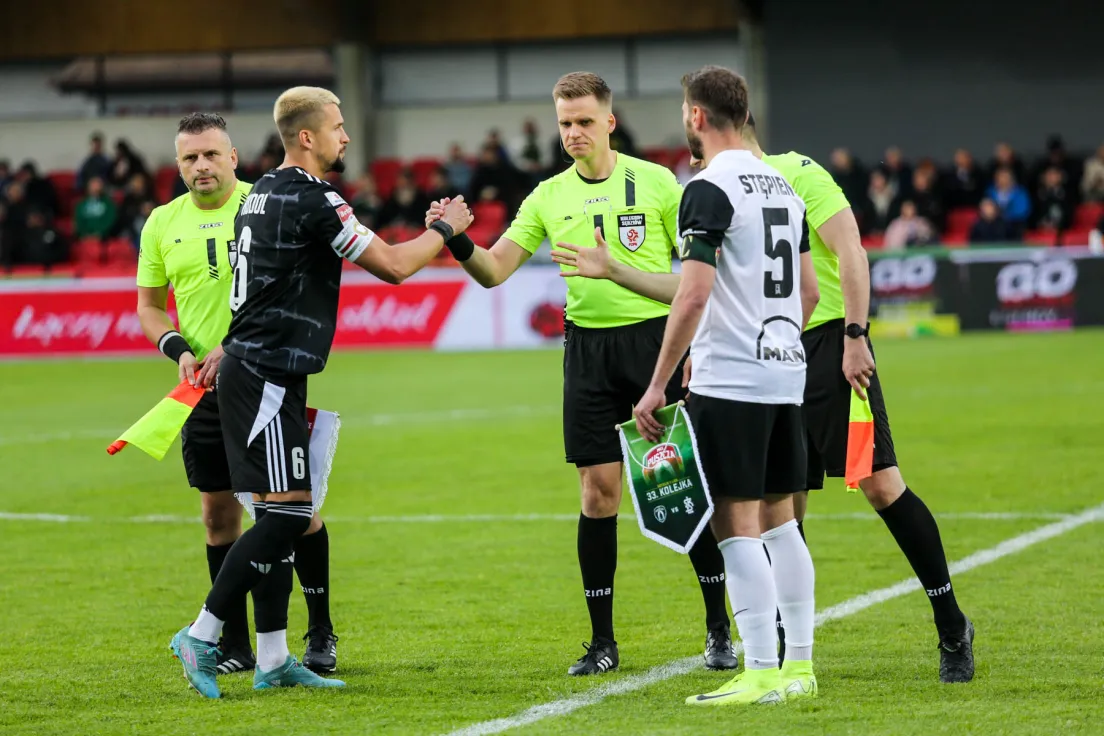 Mecz Puszcza Niepołomice - ŁKS Łódź