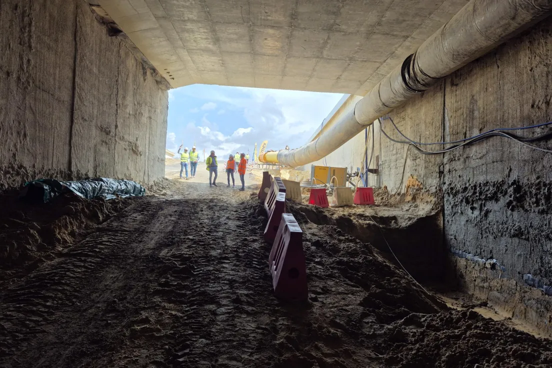 Budowa tunelu na obwodnicy Zabierzowa
