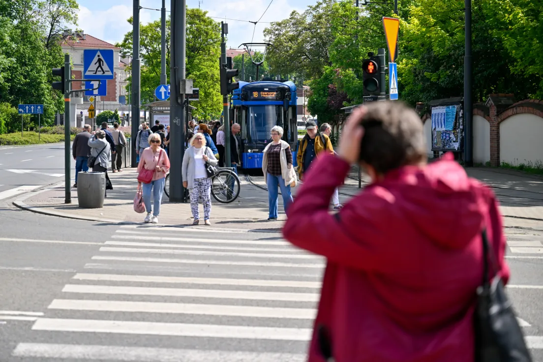 Przejście dla pieszych na Nowym Kleparzu