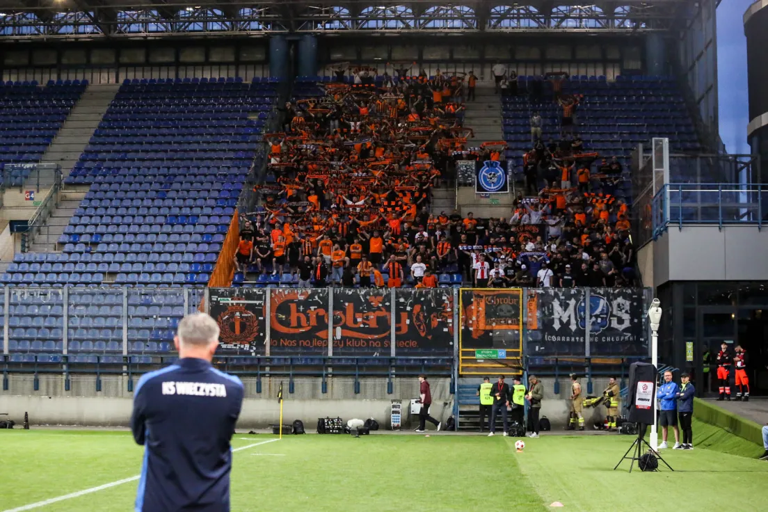 Finał baraży o ekstraklasę: Wieczysta Kraków - Chrobry Głogów